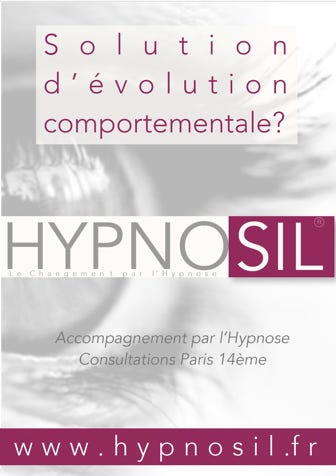 Brochure présentant les differentes applications pouvant être traité par l'hypnose.